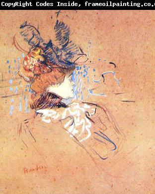  Henri  Toulouse-Lautrec Profile of a Woman
